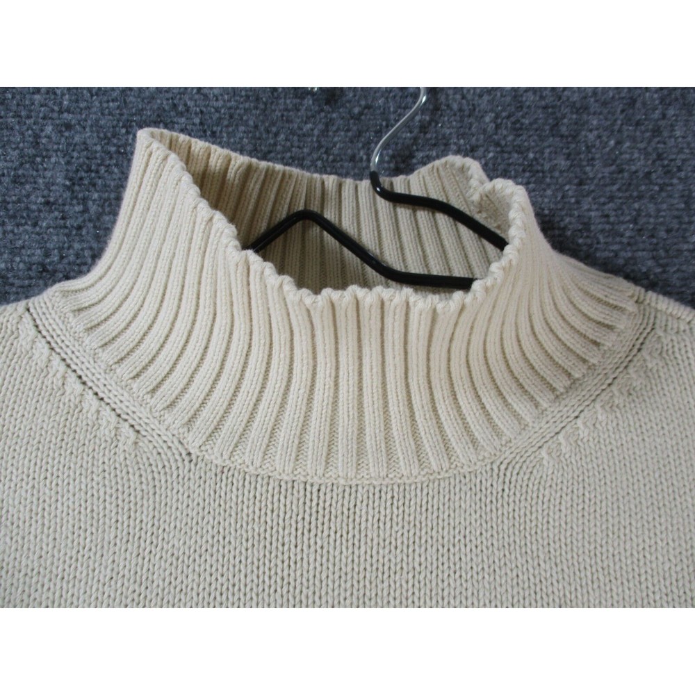 ⛔️ VTG POLO JEANS CO RALPH LAUREN Sweater Men XLarge Flag USA Knit 90s Logo Mock - Picture 9 of 10